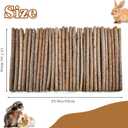 kathson Rabbit Bridge Wooden Hamster Climbing Tunnel Bunny Extra Large Ladder Wood Flexible Hideout for Guinea Pig Chinchilla Ferret Hedgehog Rat Squirrel and Other Rodents(26 x 16 in)