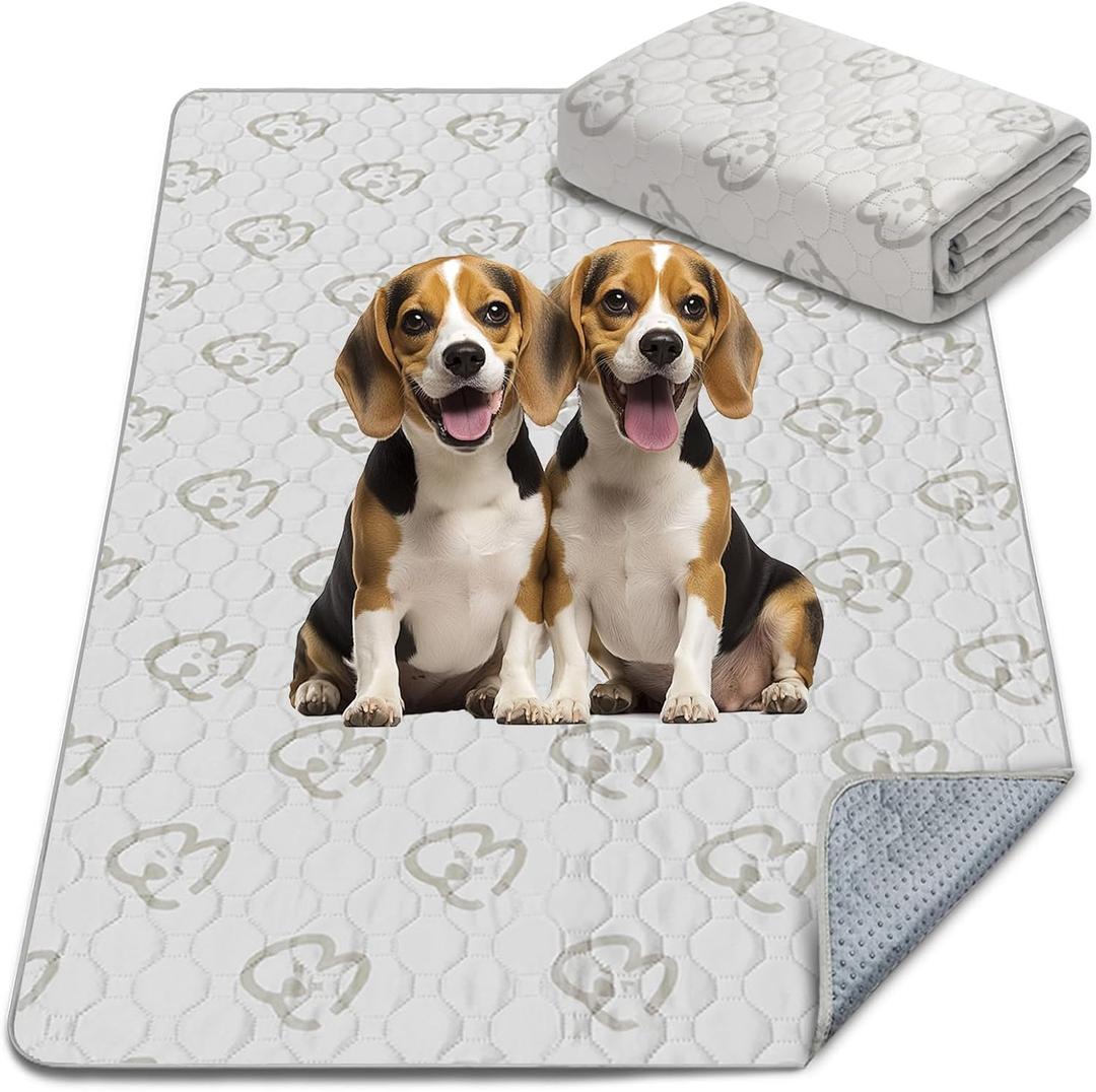 FXW Washable Pee Pads for Dogs, Puppy Pads with Super Absorbent, Specifically Designed for 42inch Cages, Rectangle, 41" x 27", 1 Pack