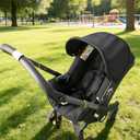 Changing Washing Kit,Canopy Sunshade Cover,Compatible with Car Seat Doona Strollers (Black)