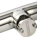 Amarine Made 2 Pcs Fishing Rod Holder, Stainless Tournament Style Clamp on Rod Holder, Rail Mount Fishing Pole Holder for Rails 7/8" to 1"