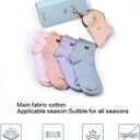 Corlap Women's Cute Cotton Crew Athletic Running Socks - Ankle High, Novelty Fun Heart Design 5-Pairs (Gift Box)