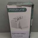 FOCUSLINE 200 Linen Feel Disposable Bathroom Napkins, Soft and Absorbent Paper Guest Towels, Cloth-Like Hand Towels Decorative Paper Napkins for Parties, Weddings, Dinners or Events, Silver, 12" x 17"