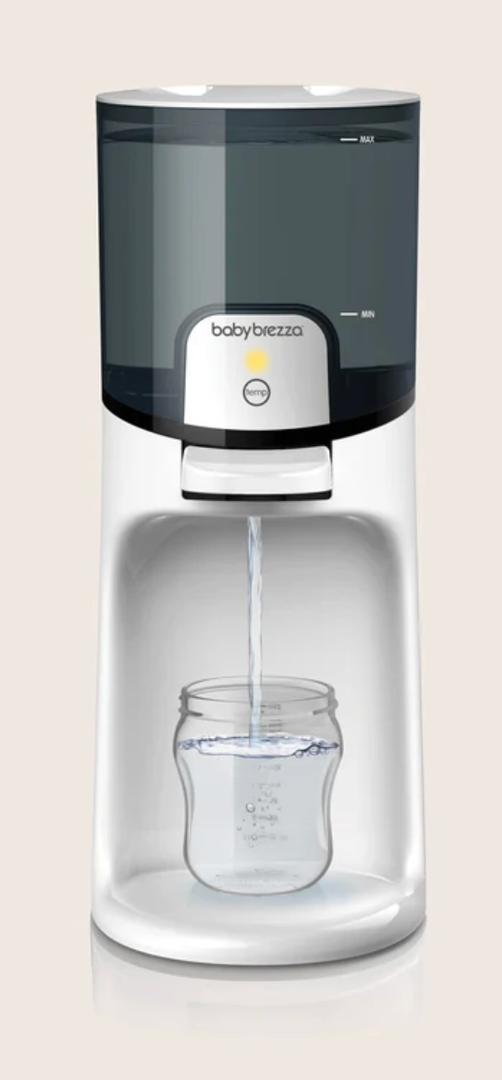 Baby Brezza Instant Baby Bottle Warmer  Fast Water Warmer Instantly Dispenses 24/7 in 3 Temperatures, White