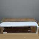 Wood Night Stand Fluted Dresser for Bedroom 3 Drawers End Tables Nightstand, Storage Modern Side Table Natural Walnut Bedside Table