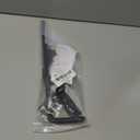 Cane Bolt Heavy Duty Gate Drop Rod 12 Inch Metal Gates Stopper for Wood PVC Vinyl Metal Fences Gates, Gate Ground Latches, Black Finish (1 Pack)