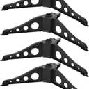 Angoily 4pcs Christmas Tree Stand, Christmas Artificial Tree Folding-Stand, Universal Tree-Base Folding Detachable Xmas Standing 11.4 Inch Replacement Base for 1.2-1.5m Green Display