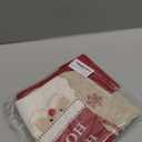 Comfy Hour Joyful Holiday Collection 18"x11" Santa Claus Snowflakes Stocking Christmas Decoration, Polyester (Set of 1)