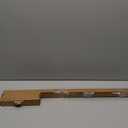 Ivilon Drapery Window Curtain Rod - End Cap Style Design 1 Inch Pole. 28 to 48 Inch Color Warm Gold