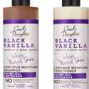 Carol's Daughter Black Vanilla Sulfate Free Shampoo and Conditioner Set for Curly, Wavy or Natural Hair, Moisturizing Hair Care for Dry, Damaged Split Ends, 1 Kit