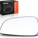 A-Premium Right Passenger Side Non-Heated Mirror Glass with Backing Plate - Compatible with Chevrolet Malibu 2008-2012 & Saturn Aura 2007-2009 - Exterior Side View Convex Mirror