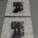 2 Pack 20 Inch Green Paper Christmas Tree, 2 Pcs Foldable Honeycomb Tabletop Christmas Decorations with Magnetic Closure, Reusable Paper Trees for Holiday Table Centerpieces and Mantel