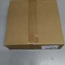 Dicunoy Set of 5 Enamel Plates, 9.5" Unbreakable Enamelware Dinner Serving Platter Trays, Retro White Round Shallow Bowls with Blue Rim for Pasta, Salad, Camping, Outdoor, Picnic, BBQ