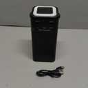 Portable Power Station 99Wh 27000mAh Portable Charger Power Bank with Camping Light 22.5W Fast Charging QC 3.0 PD Built in Cables Outdoor Generator for Hiking Fishing Travel (Black)