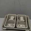 [PATENTED] POOLHACKER 2025 Upgrade 2 Sets Poolside Storage Basket - Original Above Ground Pool Accessories, Swimming Pool Storage Basket with Pool Cup Holder, Poolside Storage to Organize Cup Towel