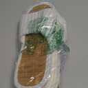 Odor-resistant Japanese Bamboo House Slippers for Sweaty Feet for Summer Cooling Slippers with Non-slip Soft Sole for Tatami and Indoor Easy to Clean (9.5-10.5 Wide Women/8-9 Wide Men, Grey)