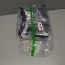 FUAMEY Dog Coat for Large Dogs,Waterproof Dog Winter Jacket with Harness Built in Puppy Cold Weather Coats Reflective Pet Vest with Zipper Warm Fleece Dogs Snowsuit Windproof Black M