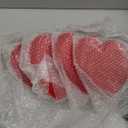 Maxcheck 8 Pcs Valentine's Day Heart Shaped Plates and Bowls Set Ceramic Candy Dish Red Love Plate Dessert Bowls Kitchen Salad Soup Snack Sauce for Valentine Gifts Wedding Birthday Party