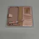 Arae Case for iPhone 11 Wallet Case Cover with Card Holder PU Leather with Wrist Strap and [4-Slots] ID&Credit Cards Pocket for iPhone 11 6.1 inch - Rosegold