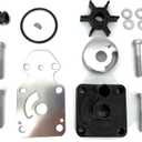 63V-W0078-01-00 Water Pump Impeller Repair Kit for Yamaha 9.9 15 hp Outboard Sierra 18-3433 63V-W0078-00-00 63V-W0078-02-00 63V-W0078-03-00 2/4 Stroke 2 Cylinders (1996-2024)