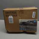 Road Comforts Car Seat Covers Full Set, Front and Split Rear Bench Seat Cover for Car, Universal Cloth Seat Protectors for SUV, Sedan, Van, Automotive Interior Covers Set, Airbag Compatible, Black