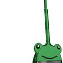 Mini Broom with Dustpan for Boy I Kids Small Cleaning Set Combo Pretend Play I Toddler Kitchen Dress Up ToysFrog Green