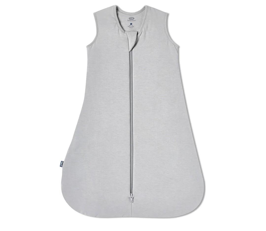 HALO Sleepsack Supersoft Wearable Blanket, Viscose Made from Bamboo, Sleeping Bag for Babies, 1.5 TOG, 6 – 12 Months, Medium, Storm Grey