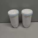 Water Replacement Filter for Zero, Fit Zerowater Pitcher ZR-001 ZR-004 ZR-017, 5-Stage Filter System 0 TDS, Certified to Reduce Lead, Chromium, and PFOA/PFOS, 0 Water Filters 2 Pack