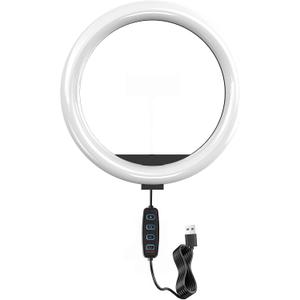 LED Ring Light 14" 360 Photo Booth Accessories,for Live Streaming & YouTube Video, Dimmable Desk Makeup Ring Light for Photography, Shooting with 3 Light Modes & 10 Brightness Level