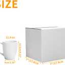 PETAFLOP 7x7x7 Shipping Boxes Set of 25, Small White Cardboard Mailer Box for Packing, Mailing, Business,DIY