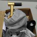 3 Handle Shower Faucet Set with Tub Spout Matte Black Tub and Shower Trim Kit Bathtub Shower Faucets Completes Three Knod