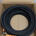 Pressure Washer Hose 50 ft, 4200 PSI Steel-Braided & Durable - Flexible & Kink-Resistant, Power Washer Hose with 3/8" Swivel Quick Connect, Hot/Cold Water Compatible - 50 Foot, Black