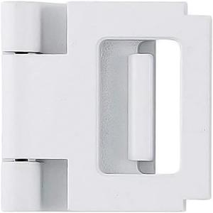 The Door Guardian - Door Lock for in-Swinging Doors, Home Security Latch Device, Childproof, Easy to Install (White)