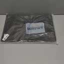 MOSAYT Vinyl Placemats Set of 8-12 X 17 Inch - Faux Leather 100% Waterproof Oil-Proof Wipeable PU Place Mats, Heat Resistant Reversible Table Mats for Kitchen, Dining, Outdoor (Dark Grey)