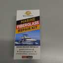 Marine Fiberglass Repair Kit for Boats, Gel Coat Repair Kit for Boats, Fiberglass Boat Repair Kit, Epoxy Filler for Boats, Fiberglass Kit Fix Holes Chips Pit Cracks (Color Match)
