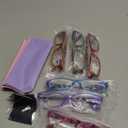 Gaoye 1.5 Reading Glasses for Women, 6 pack Fashion Readers for Women Spring Hinge Eye Glasses, Blue Light Reading Glasses (*C1 Mix Color)