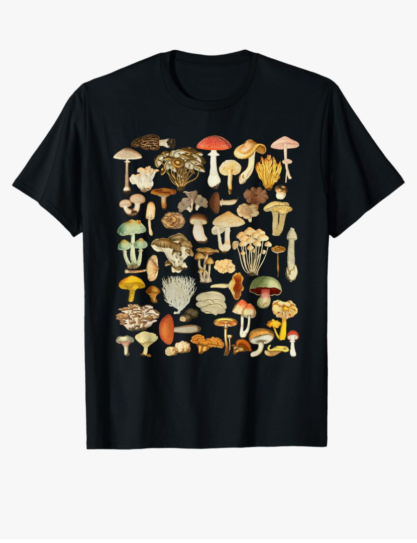 Mushroom Mycology Fungi Foraging Mushroom Whisperer T-Shirt S