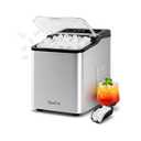 Ice Makers Countertop, 26.5Lbs/24H Ice Machine with 2 Sizes Bullet Ice, 9 Ice Cubes Release in 6 Mins, Self-Cleaning Portable Ice Maker with Ice Scoop and Basket for Home Kitchen Office Bar RV