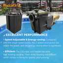 W3SP2610X152S 2-Speed 1.5 HP 220V-230V Inground Pool Pump Replacement for Hayward SP2610X152S Super Pool Pump Dual-Speed for In-Ground Swimming Pools and Spas