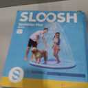 SLOOSH 72" Non-Slip Splash Pad Sprinkler - Outdoor Water Toys Play Mat for Toddlers Kids Dogs, Outside Thickened Sprinkler Pool Party Durable Backyard Fountain for Girls Boys Pets (72in, Blue)