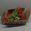 Red Roses Artificial Flowers Bulk, 52Pcs Fake Roses Flower Arrangement, DIY Silk Flowers Roses Bouquet, Realistic Faux Artificial Roses for Valentine's Day Home Table Decor