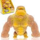 Stretchy Monkey Fidget Toy - Funny Brown Gorilla Stress Relief Toy, Squeeze and Decompress, Easter Gift for Kids and Adults