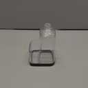 Spectrum Cora Kitchen Soap Dispenser with Sponge Holder for Kitchen Sink Organization, Easy to Clean Soap Pump Sponge Holder Storage Compartment Plastic Sink Caddy with Rubber Grip Base, Gray & Clear