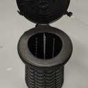 Retractable Portable Camping Toilet, Height Adjustable Travel Toilet, Portable Toilet Foldable Stool for Adults and Children (38*50cm, Black)