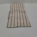 Caflife Boho Lumbar Throw Pillow Cover 14X36 Long Soft Farmhouse Decorative Couch Pillow Cases Brown Striped Body Pillow Covers Neutral Cushion Covers for Sofa Bed Living Room Home Decor Pack of 1