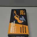 Cordless Electric Scissors: 4V Rechargeable Cardboard Cutter, 3 Blades, Safety Lock & LED Light, Box Cutter for Carton Carpet Plastic Fabric Leather (Yellow)