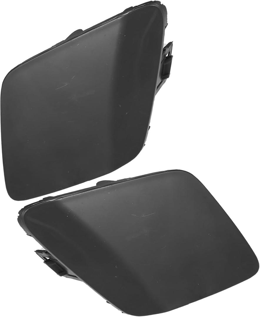 Partuto 1 Pair Car Front Left Right Bumper Tow Hook Cover Towing Eye Cap for Toyota Prius 2016-2019 No.5212847906/5212747907 Replacement