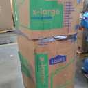 MAXYOYO Tri-Fold Mattress, 6 Inch Tufted Folding Futon Foam Bed, Foldable Floor Mattress Guest Bed Futon Topper Portable Camping Sleeping with Corded Fabric, Black, 59"x79" (Queen)