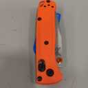 Benchmade - Mini Bugout, Outdoor, EDC Folding Knife, Drop-Point Blade with Orange Grivory Handle (533)