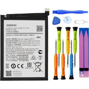 Replacement Battery for Galaxy A14 5G Compatible for Samsung Galaxy A14 5G SM-A146U SM-A146U1 SM-A146W SM-S146VL SM-A146M WT-S-W1 Battery and Tool Kits