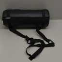 SWANOO Car Foot Rest with Extra Long Straps - Adjusts to Any Carseat or Toodlers Booster Seat - Black Leather Leg Rest for Kids